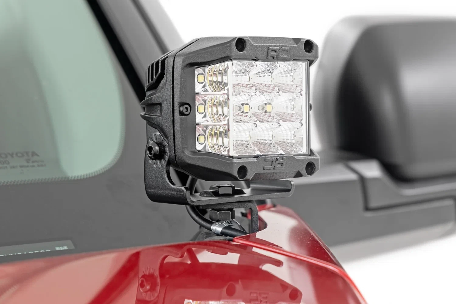 Fits Toyota Tundra(22-24) LED Light Ditch Mount 2_ Black Pair Amber DRL 71074